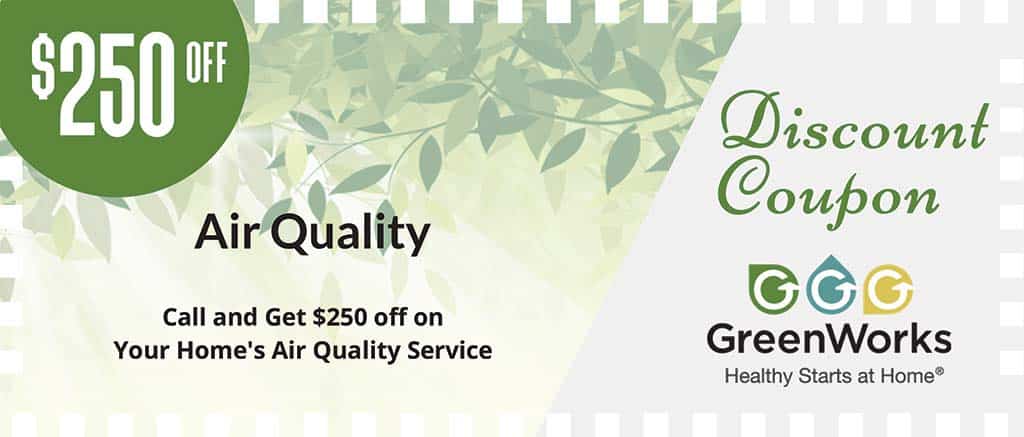 Discount on air quality testing services