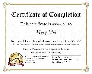 Marie certificate 5