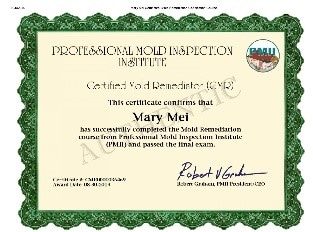 Marie certificate 3