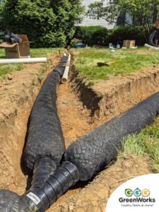 Three way yard drainage