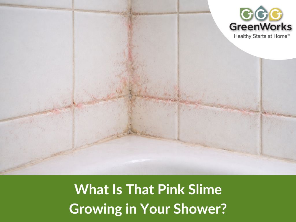 Pink mold in shower