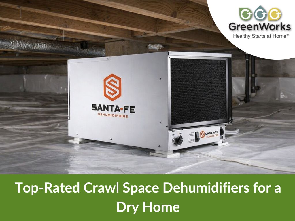 Crawl space dehumidifier