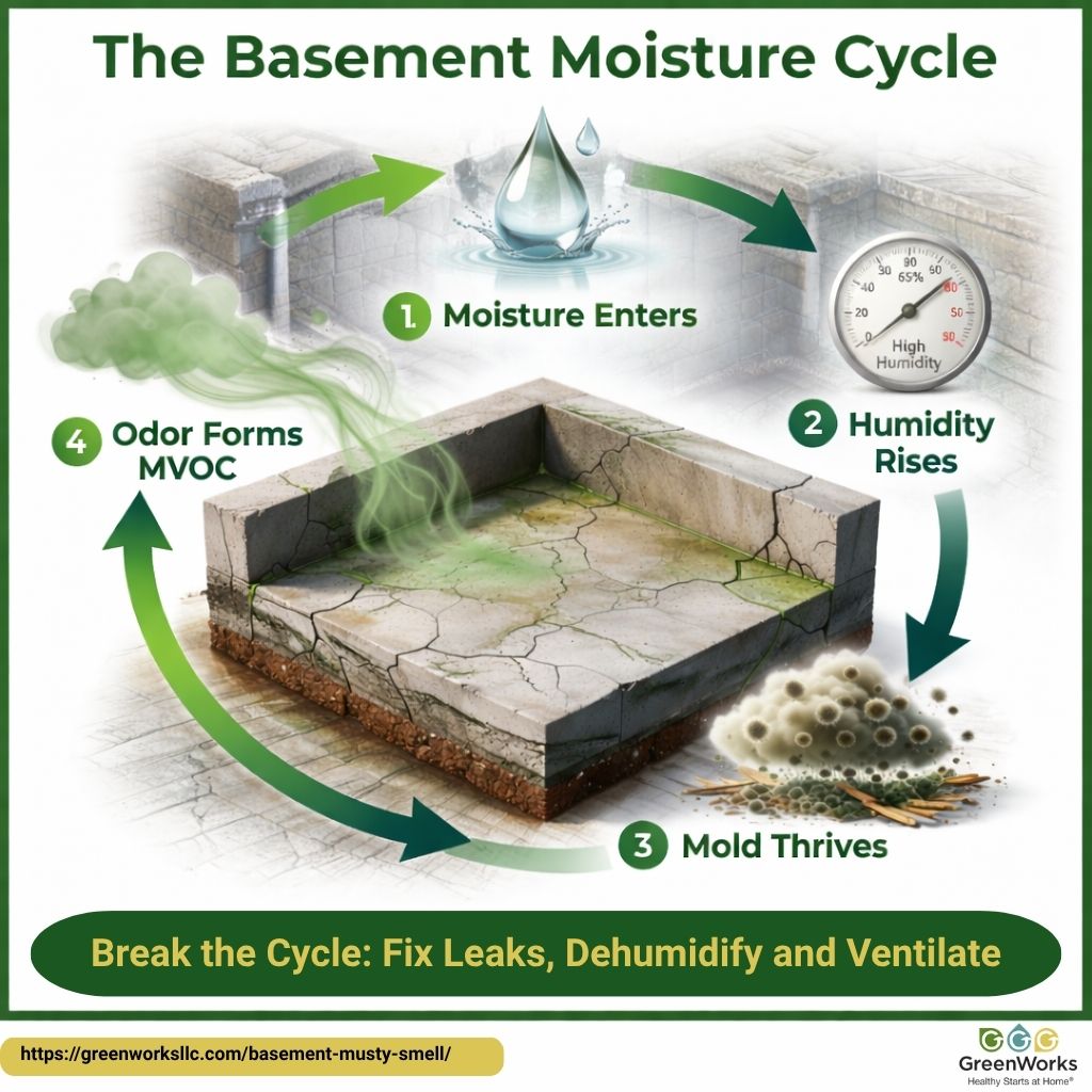 Effective solutions for eliminating basement musty smells and preventing mold growth 1