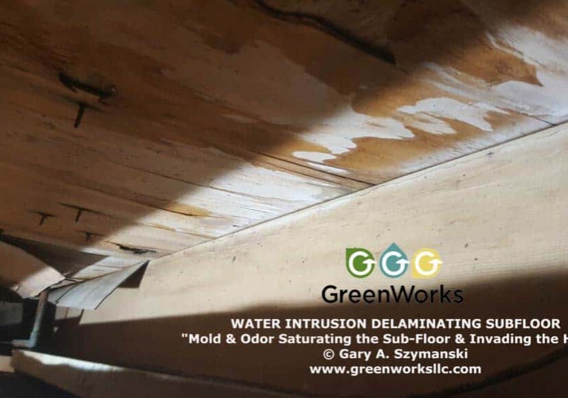 Delaminating sub floor